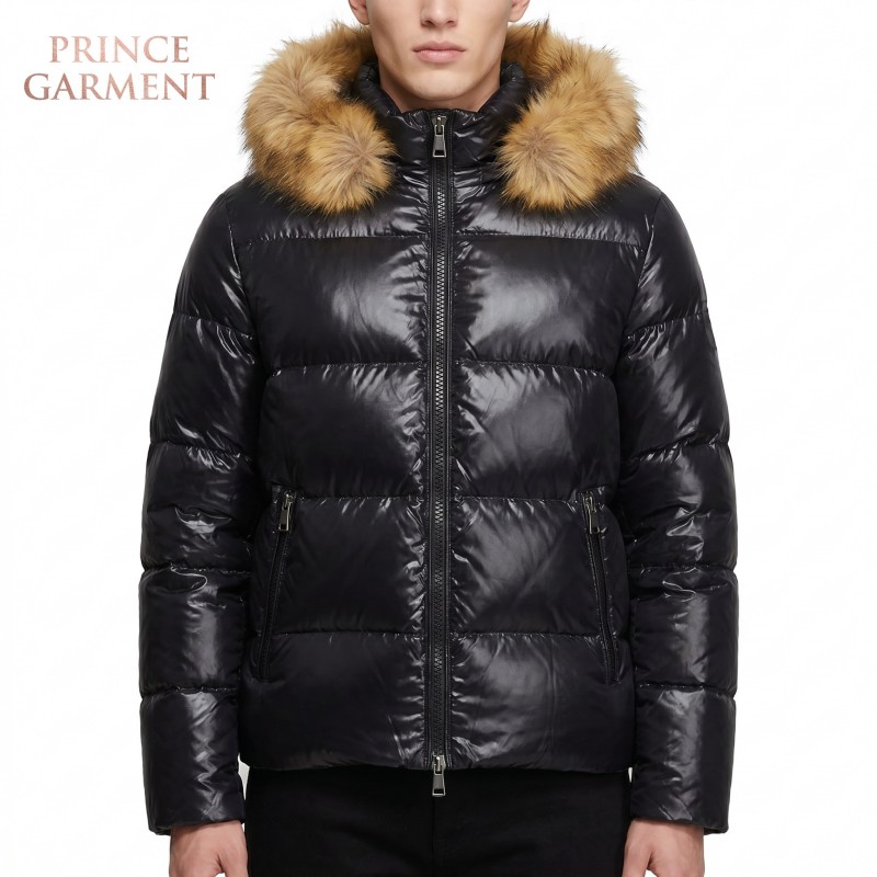 Men Fake Down Jacket