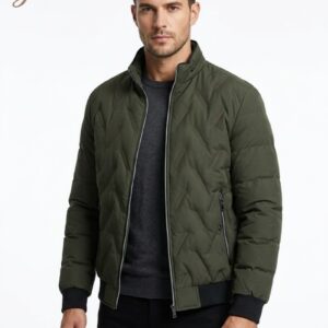 Men quilted DOWN JACKET