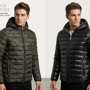 Men reversible Puffer JACKET