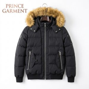 Men Fake Down PUFFER JACKET