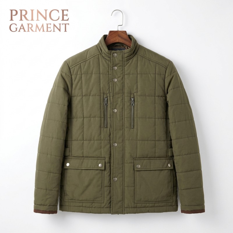 Men Quilted FIELD JACKET