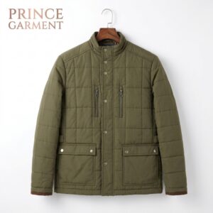 MEN QUILTED FILED JACKET